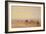 On Lancaster Sands, Sunset (Crossing Lancaster Sands) C.1835-David Cox-Framed Giclee Print