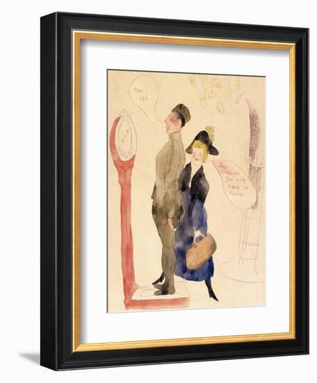 On Leave-Charles Demuth-Framed Giclee Print