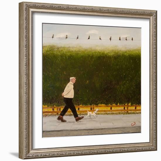 On-Line, 2016, (Oil on Panel)-Chris Ross Williamson-Framed Giclee Print