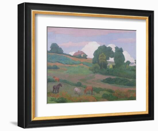 On Luppitt Common, No. 1, 1924-Robert Polhill Bevan-Framed Giclee Print