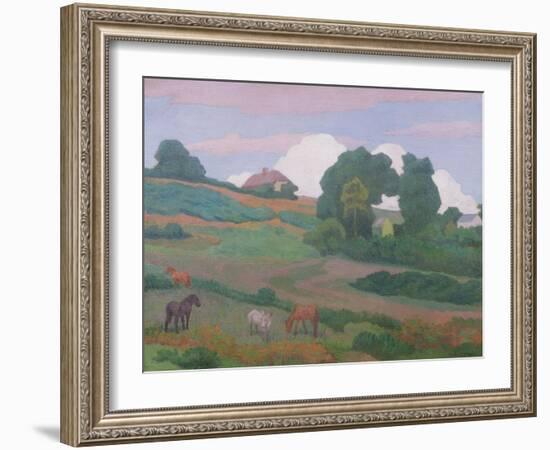 On Luppitt Common, No. 1, 1924-Robert Polhill Bevan-Framed Giclee Print