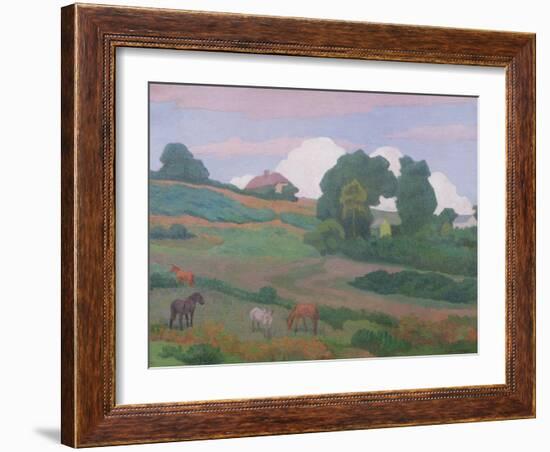 On Luppitt Common, No. 1, 1924-Robert Polhill Bevan-Framed Giclee Print