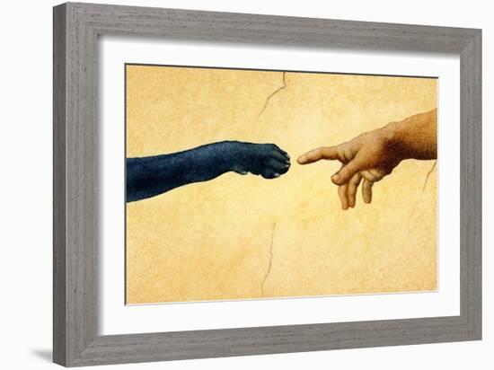 On Monday God Created Labs-Will Bullas-Framed Giclee Print