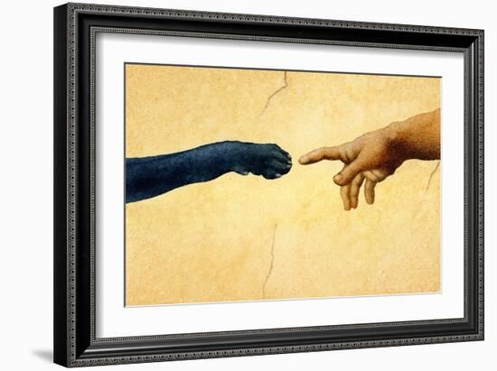 On Monday God Created Labs-Will Bullas-Framed Giclee Print