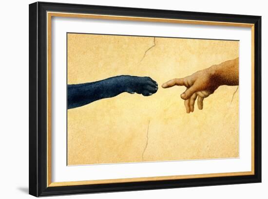 On Monday God Created Labs-Will Bullas-Framed Giclee Print