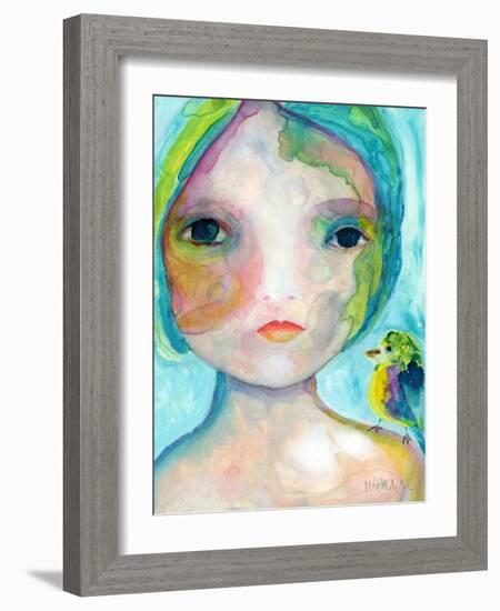 On My Shoulder-Wyanne-Framed Giclee Print