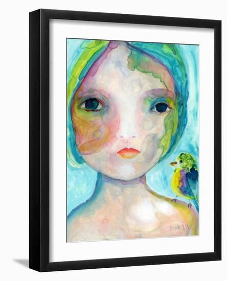 On My Shoulder-Wyanne-Framed Giclee Print