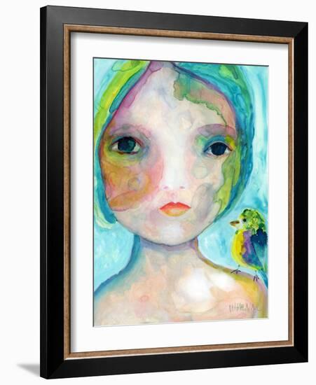 On My Shoulder-Wyanne-Framed Giclee Print