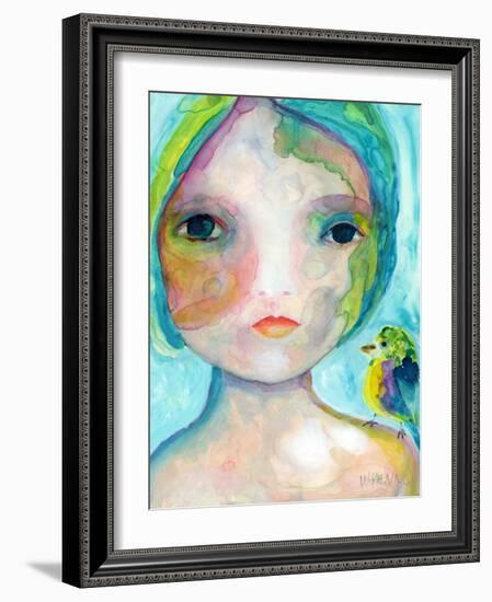 On My Shoulder-Wyanne-Framed Giclee Print