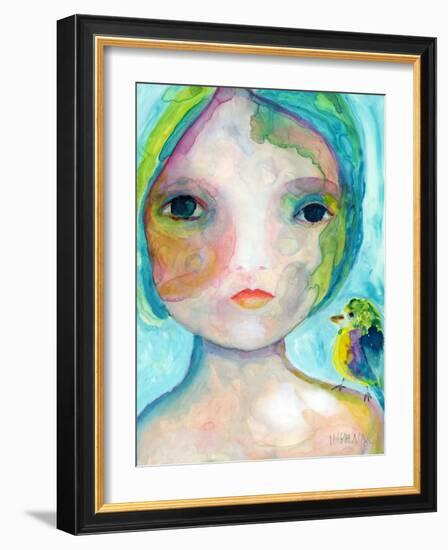 On My Shoulder-Wyanne-Framed Giclee Print