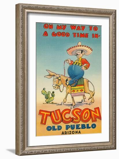 On My Way to Tucson, Arizona-null-Framed Art Print