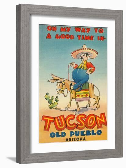 On My Way to Tucson, Arizona-null-Framed Art Print