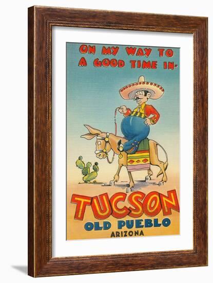 On My Way to Tucson, Arizona-null-Framed Art Print