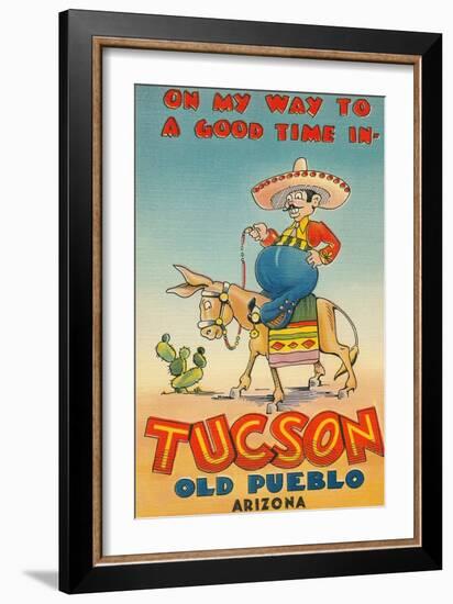 On My Way to Tucson, Arizona-null-Framed Art Print