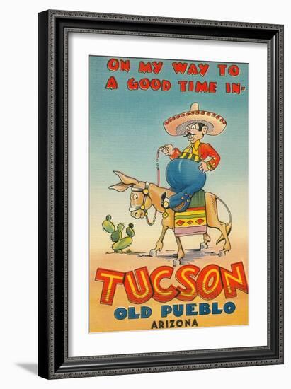 On My Way to Tucson, Arizona-null-Framed Art Print