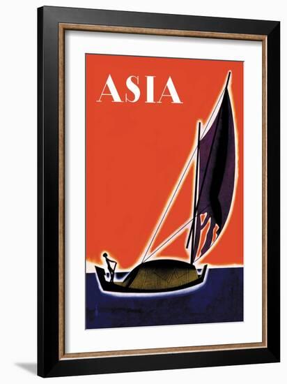 On One of the Seven Seas-Frank Mcintosh-Framed Art Print