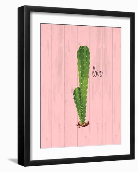 On Pink 1-Kimberly Allen-Framed Art Print