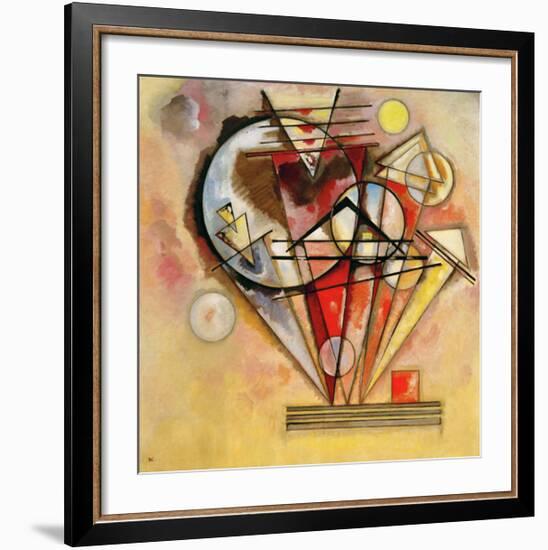 On Points, 1928-Wassily Kandinsky-Framed Giclee Print