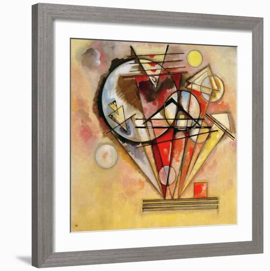 On Points, 1928-Wassily Kandinsky-Framed Giclee Print