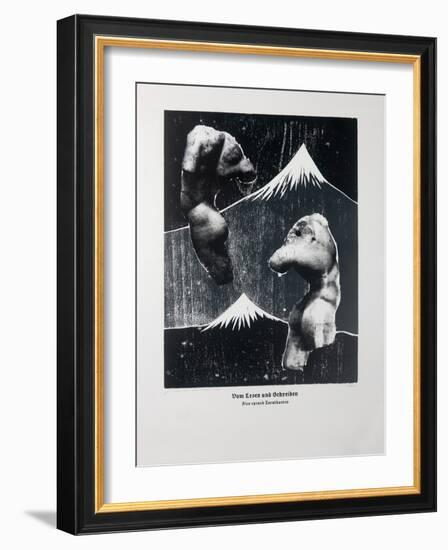 On Reading and Writing (White), Thus Spoke Zarathustra, 2023 (Woodcut and Silkscreen)-Guilherme Pontes-Framed Giclee Print