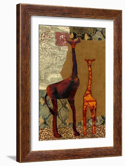 On Safari I-Janet Tava-Framed Art Print