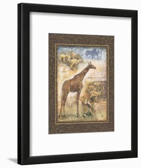 On Safari II-Tina Chaden-Framed Premium Giclee Print