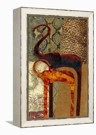 On Safari II-Janet Tava-Framed Stretched Canvas