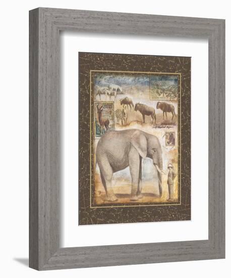 On Safari, no. 3-Tina Chaden-Framed Premium Giclee Print