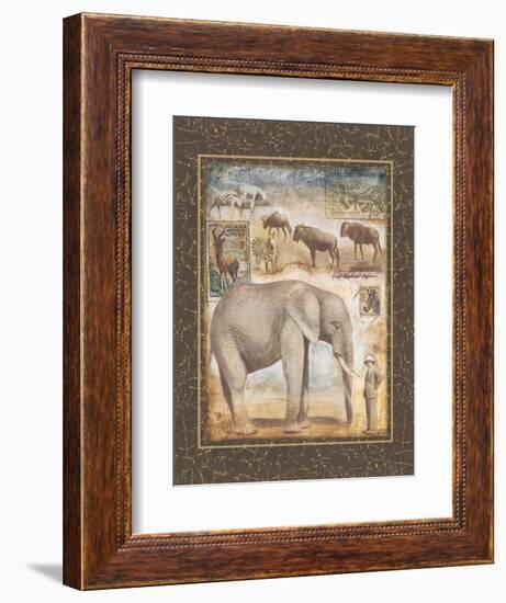 On Safari, no. 3-Tina Chaden-Framed Art Print