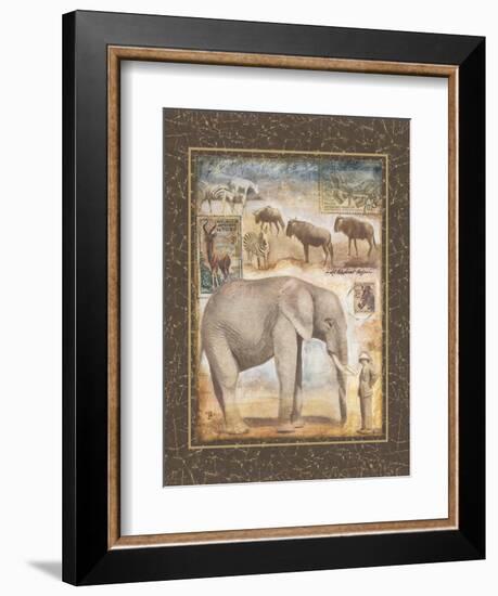 On Safari, no. 3-Tina Chaden-Framed Art Print