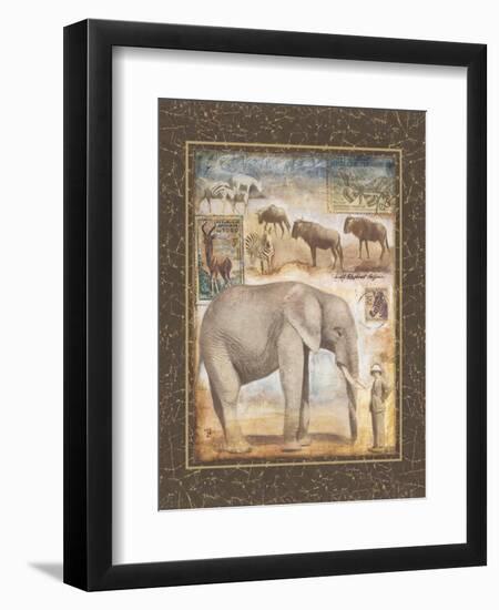 On Safari, no. 3-Tina Chaden-Framed Art Print