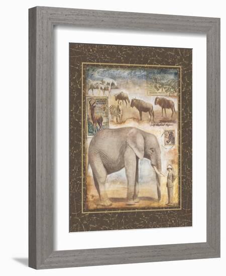 On Safari, no. 3-Tina Chaden-Framed Art Print