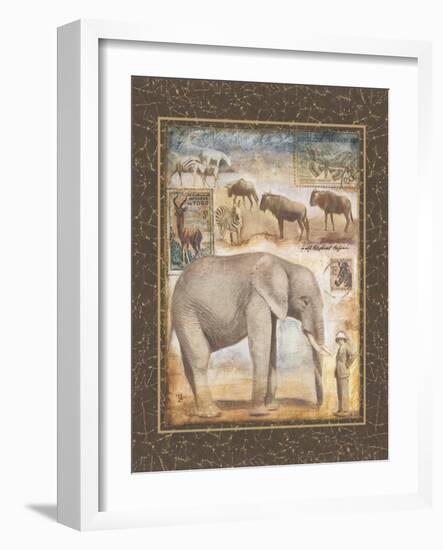 On Safari, no. 3-Tina Chaden-Framed Art Print