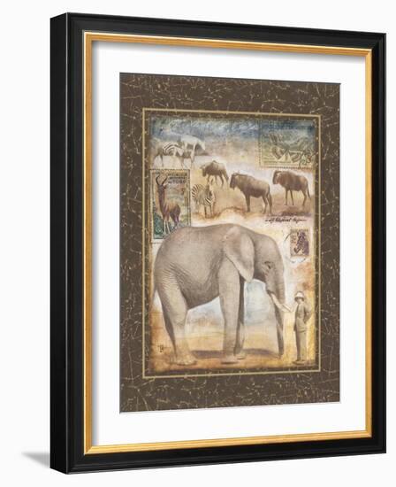 On Safari, no. 3-Tina Chaden-Framed Art Print