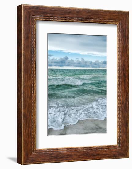 On Shore-Mary Lou Johnson-Framed Art Print