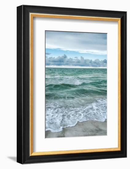 On Shore-Mary Lou Johnson-Framed Art Print