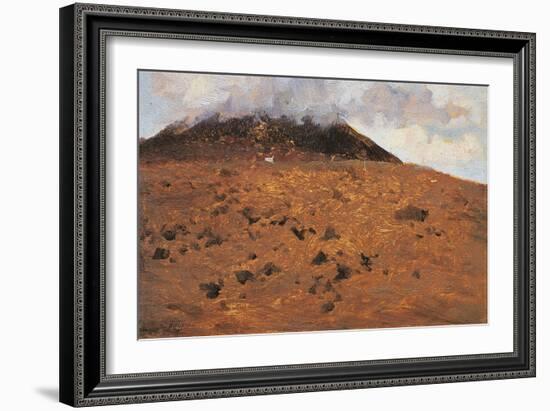 On Slopes of Vesuvius, 1871-Giuseppe De Nittis-Framed Giclee Print