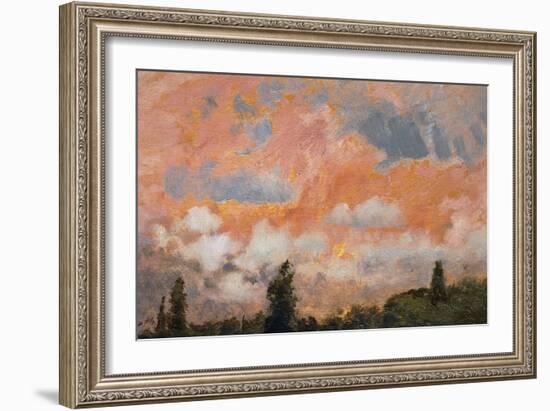 On Slopes of Vesuvius, 1871-Giuseppe De Nittis-Framed Giclee Print