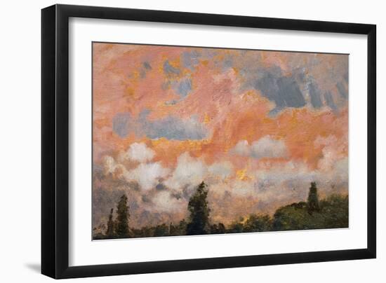 On Slopes of Vesuvius, 1871-Giuseppe De Nittis-Framed Giclee Print