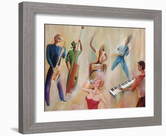 On Stage, 2008-Ikahl Beckford-Framed Giclee Print