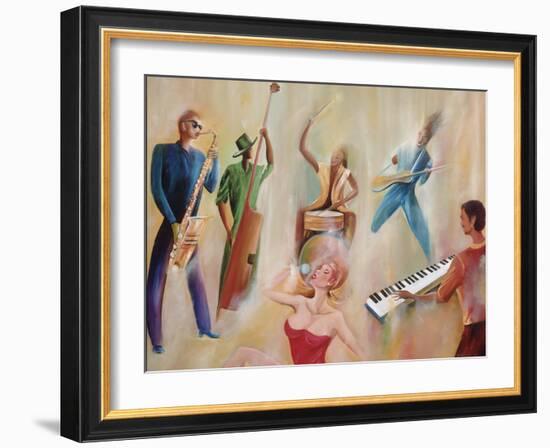 On Stage, 2008-Ikahl Beckford-Framed Giclee Print