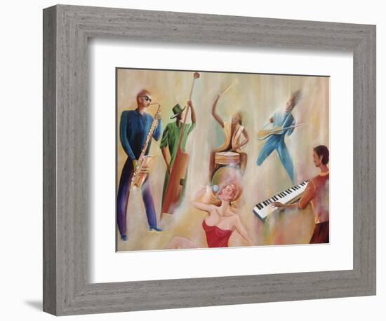 On Stage, 2008-Ikahl Beckford-Framed Giclee Print