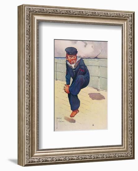 On Starboard Tack-Lawson Wood-Framed Premium Giclee Print