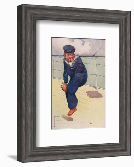 On Starboard Tack-Lawson Wood-Framed Premium Giclee Print