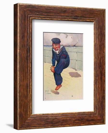 On Starboard Tack-Lawson Wood-Framed Premium Giclee Print