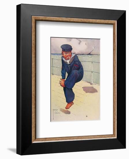 On Starboard Tack-Lawson Wood-Framed Premium Giclee Print