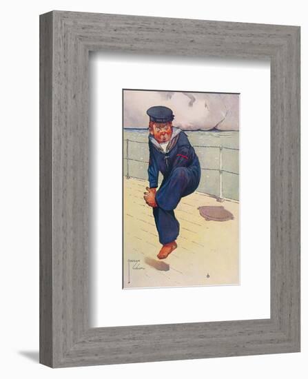 On Starboard Tack-Lawson Wood-Framed Premium Giclee Print