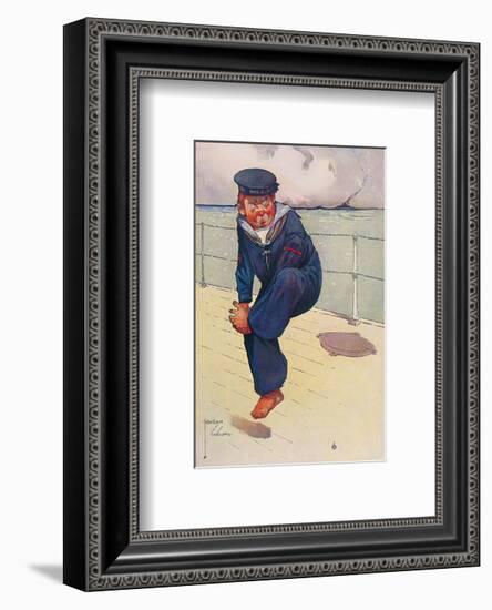 On Starboard Tack-Lawson Wood-Framed Premium Giclee Print