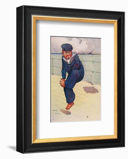 On Starboard Tack-Lawson Wood-Framed Premium Giclee Print