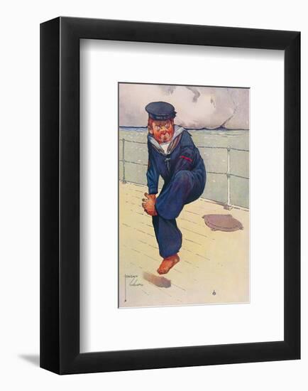 On Starboard Tack-Lawson Wood-Framed Premium Giclee Print